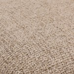 Roya chair in brown chenille with solid wood legs