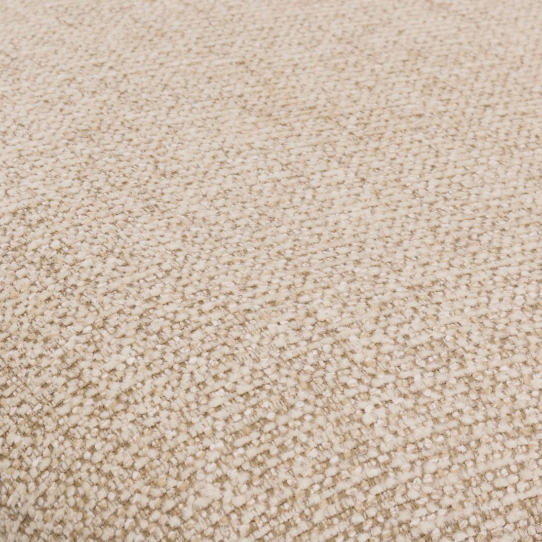 Roya chair in beige chenille with solid wood legs