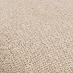 Roya chair in beige chenille with solid wood legs