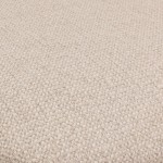 Roya chair in cream chenille with solid wood legs