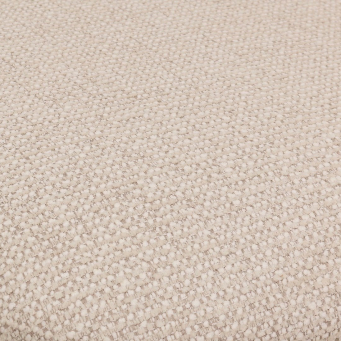 Roya chair in cream chenille with solid wood legs