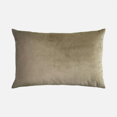 Velina Plain Decorative Cushion Linen Beige