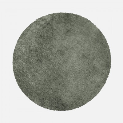 Washable Round Rug Touch 044 Green Washable Round Rug Touch 044 Green