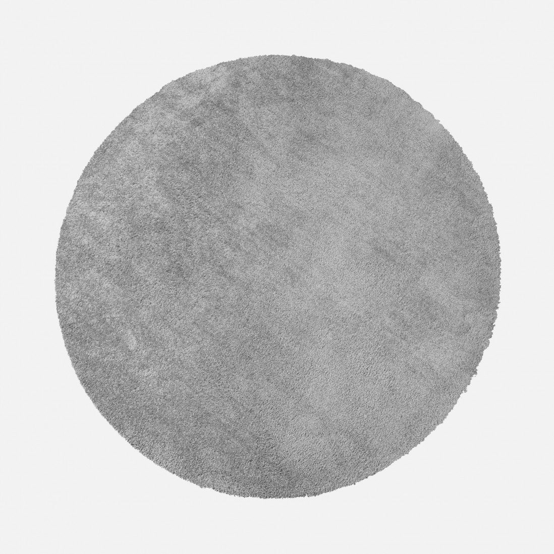 Washable Round Rug Touch 060 Light Gray