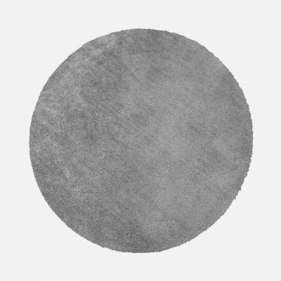 Washable Round Rug Touch 070 Medium Gray Washable Round Rug Touch 070 Medium Gray