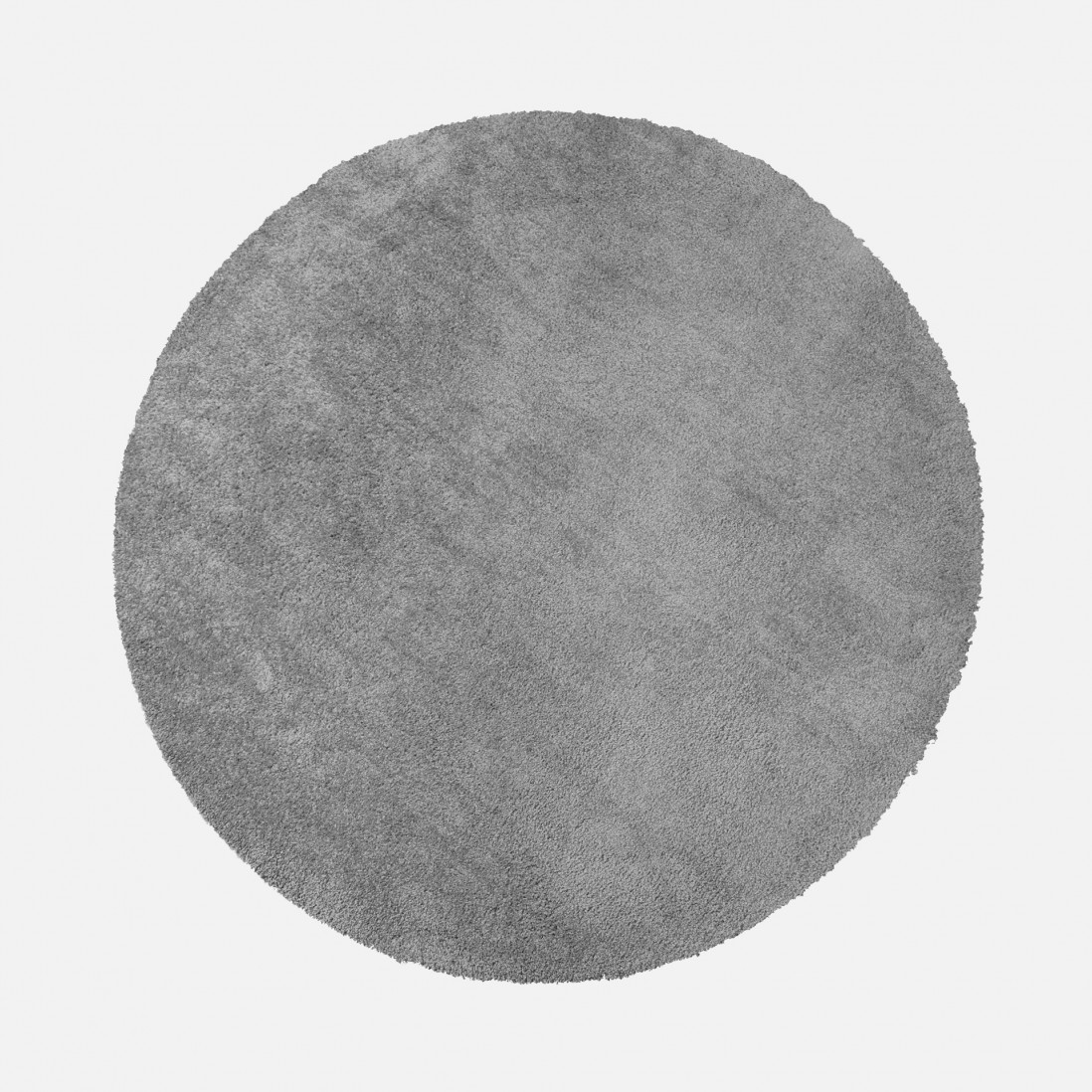 Washable Round Rug Touch 070 Medium Gray
