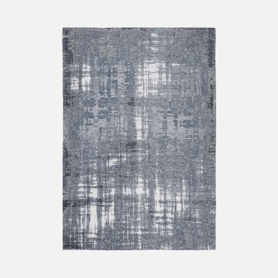 Abstract Area Rug Antik Chenille Grunge Blue Abstract Area Rug Antik Chenille Grunge Blue