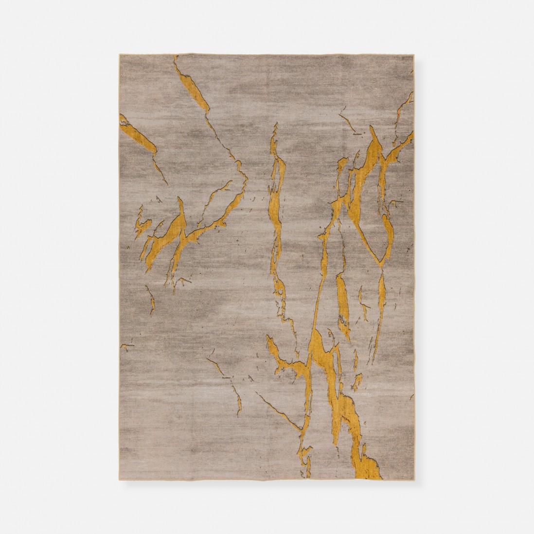 Birds Ochre Rug with Carry Bag (Rug In Bag)