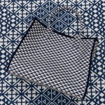 Triangle Denim Rug with Carry Bag (Rug In Bag)