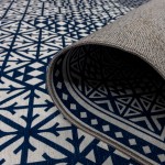 Triangle Denim Rug with Carry Bag (Rug In Bag)