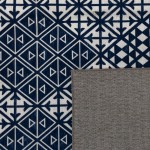 Triangle Denim Rug with Carry Bag (Rug In Bag)