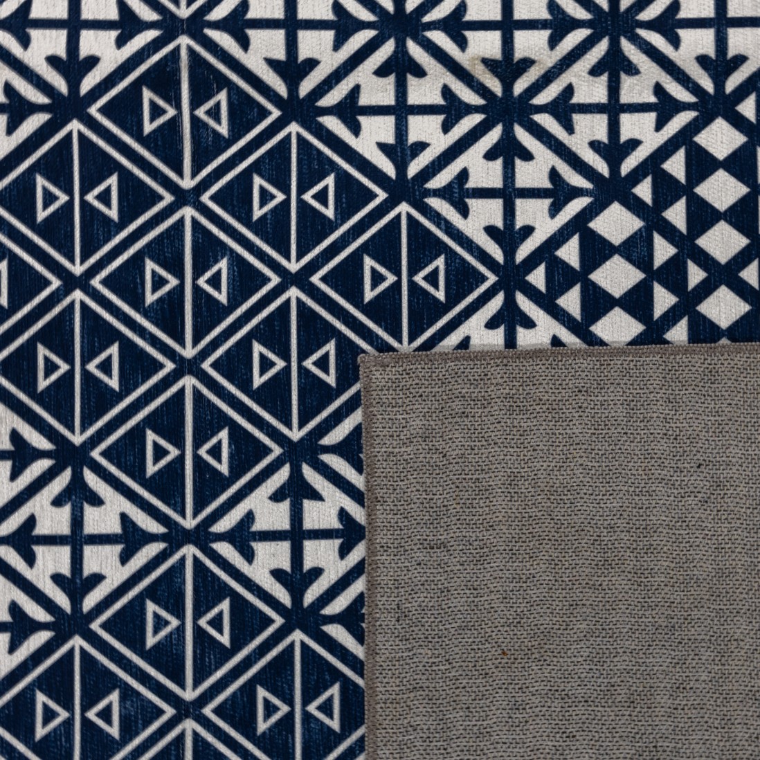Triangle Denim Rug with Carry Bag (Rug In Bag)