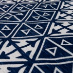 Triangle Denim Rug with Carry Bag (Rug In Bag)