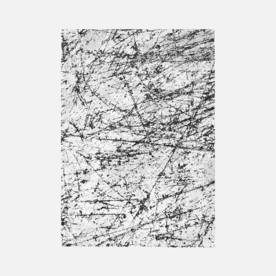 Abstract Area Rug Infinitu Chenille 9215 Black Abstract Area Rug Infinitu Chenille 9215 Black