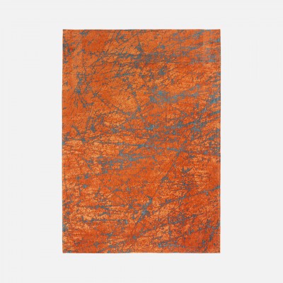 Abstract Area Rug Infinitu Chenille 9219 Orange Abstract Area Rug Infinitu Chenille 9219 Orange