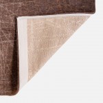Alfombra Abstracta Freeze Chenille 8878 Marr�n