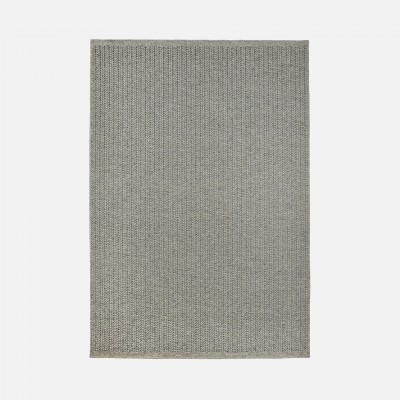 Plain Wool Rug Trecciato 71431/873 Gray Plain Wool Rug Trecciato 71431/873 Gray