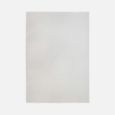 Plain Area Rug Supersoft 001 White Plain Area Rug Supersoft 001 White
