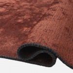 Plain Area Rug Glam Velvet 71431/830 Red