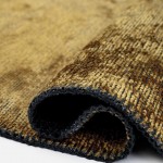 Plain Area Rug Glam Velvet 71431/826 Golden