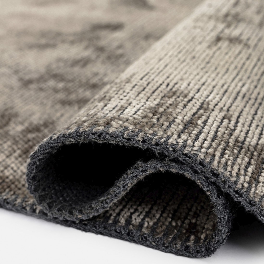 Plain Area Rug Glam Velvet 71431/825 Brown