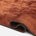 Plain Area Rug Glam Velvet 71431/824 Orange