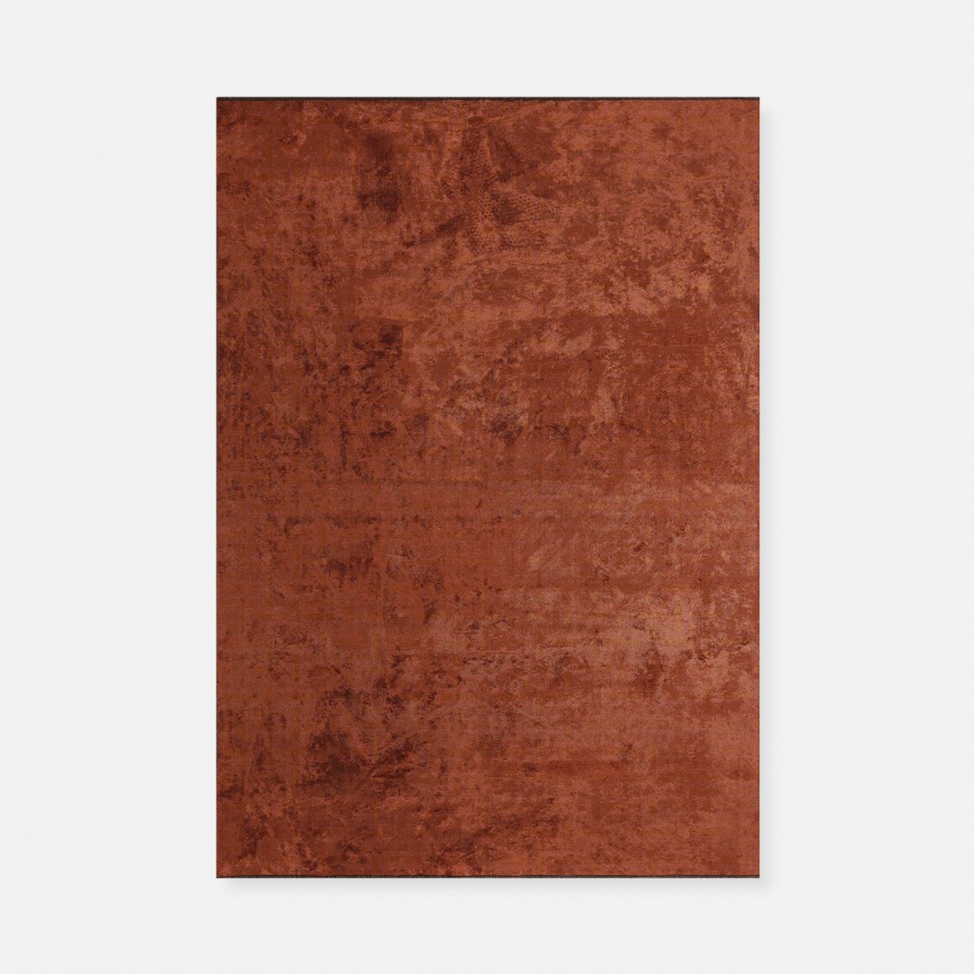 Plain Area Rug Glam Velvet 71431/824 Orange