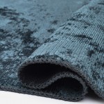Plain Area Rug Glam Velvet 71431/822 Blue