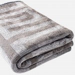 Geometric Area Rug Glam Velvet 3131/233 Gray