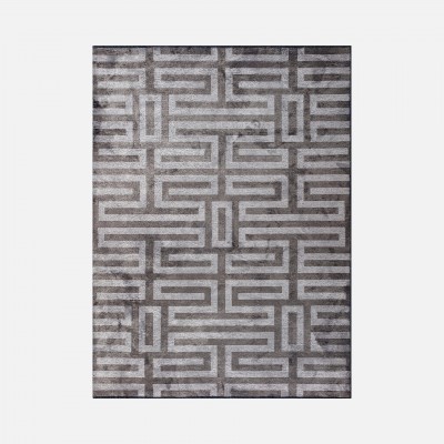 Geometric Area Rug Glam Velvet 3131/233 Gray Geometric Area Rug Glam Velvet 3131/233 Gray