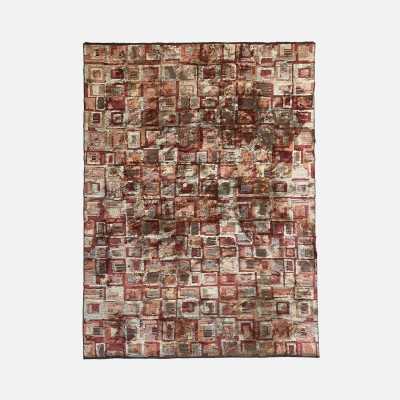 Geometric Area Rug Glam Velvet 3652/010 Orange Geometric Area Rug Glam Velvet 3652/010 Orange