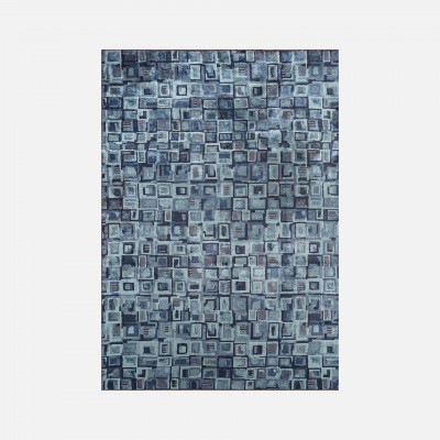 Geometric Area Rug Glam Velvet 3652/004 Blue Geometric Area Rug Glam Velvet 3652/004 Blue