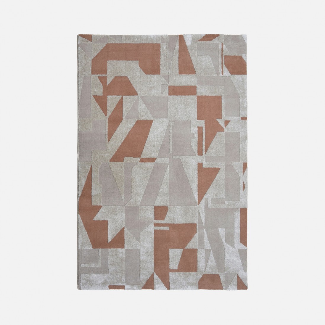 Geometric Area Rug Burela 0387/192 Rust