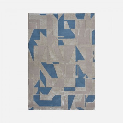 Geometric Area Rug Burela 0387/004 Blue Geometric Area Rug Burela 0387/004 Blue