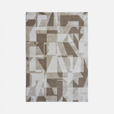 Alfombra Geom�trica Burela 0387/002 Beige