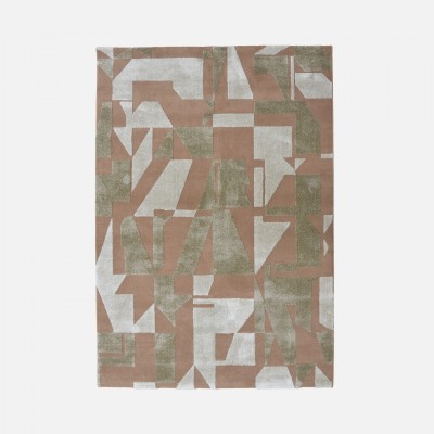 Geometric Area Rug Burela 3870/192 Rust