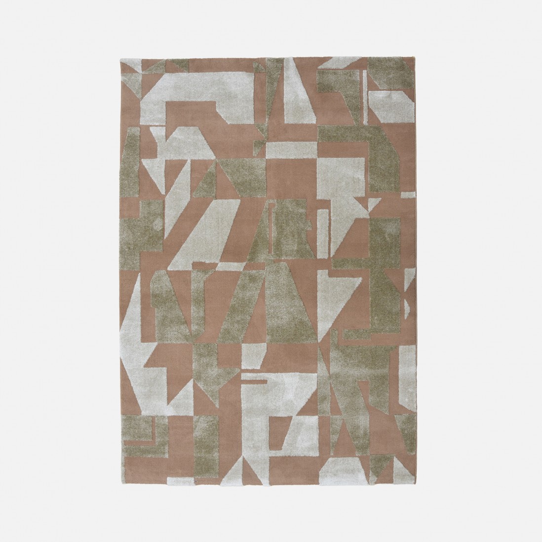 Alfombra Geom�trica Burela 3870/192 Rust