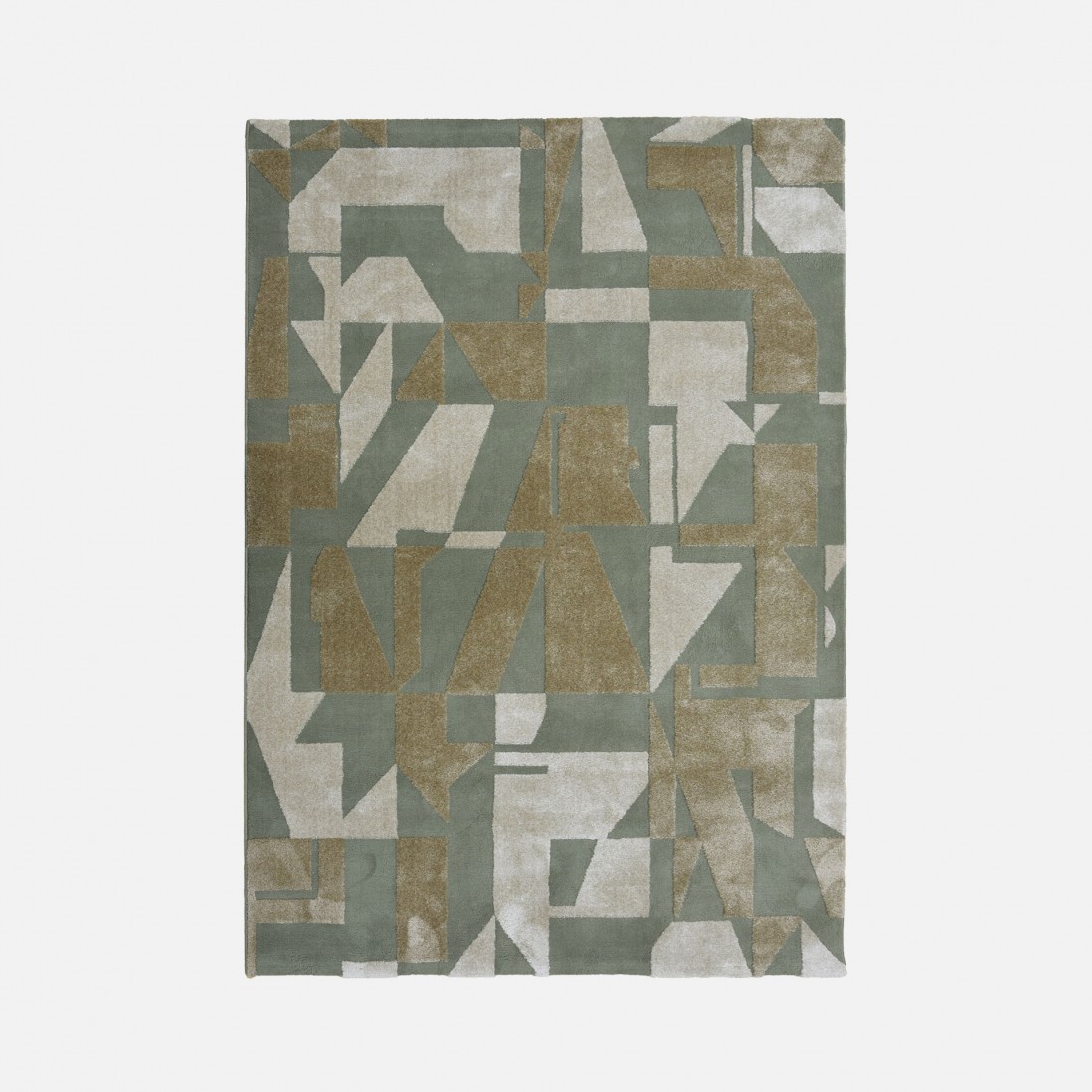 Alfombra Geom�trica Burela 3870/005 Verde