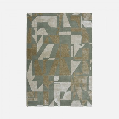 Geometric Area Rug 3870/005 Green Geometric Area Rug 3870/005 Green