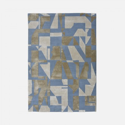 Geometric Area Rug Burela 3870/004 Blue Geometric Area Rug Burela 3870/004 Blue