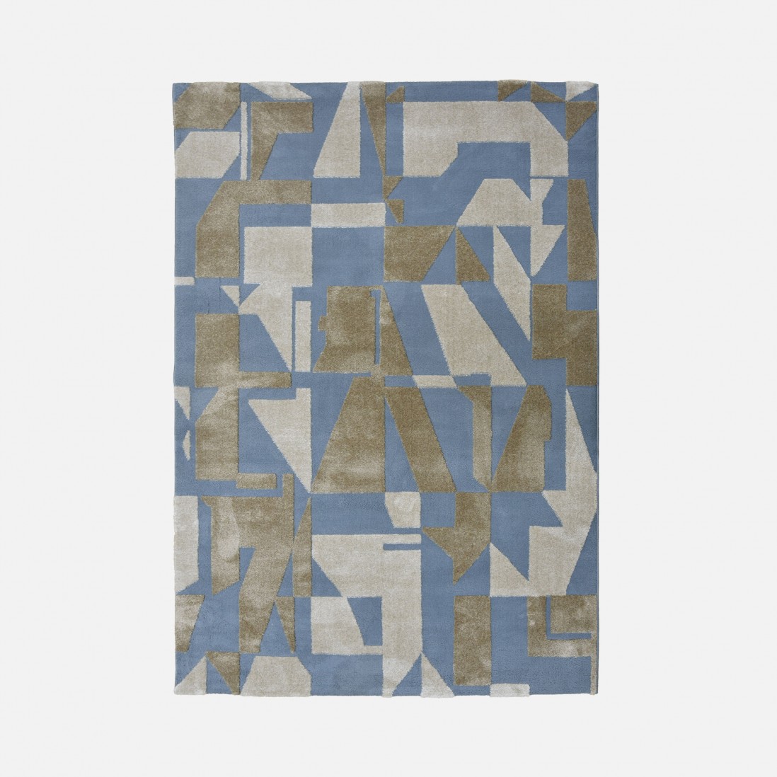 Alfombra Geom�trica Burela 3870/004 Azul