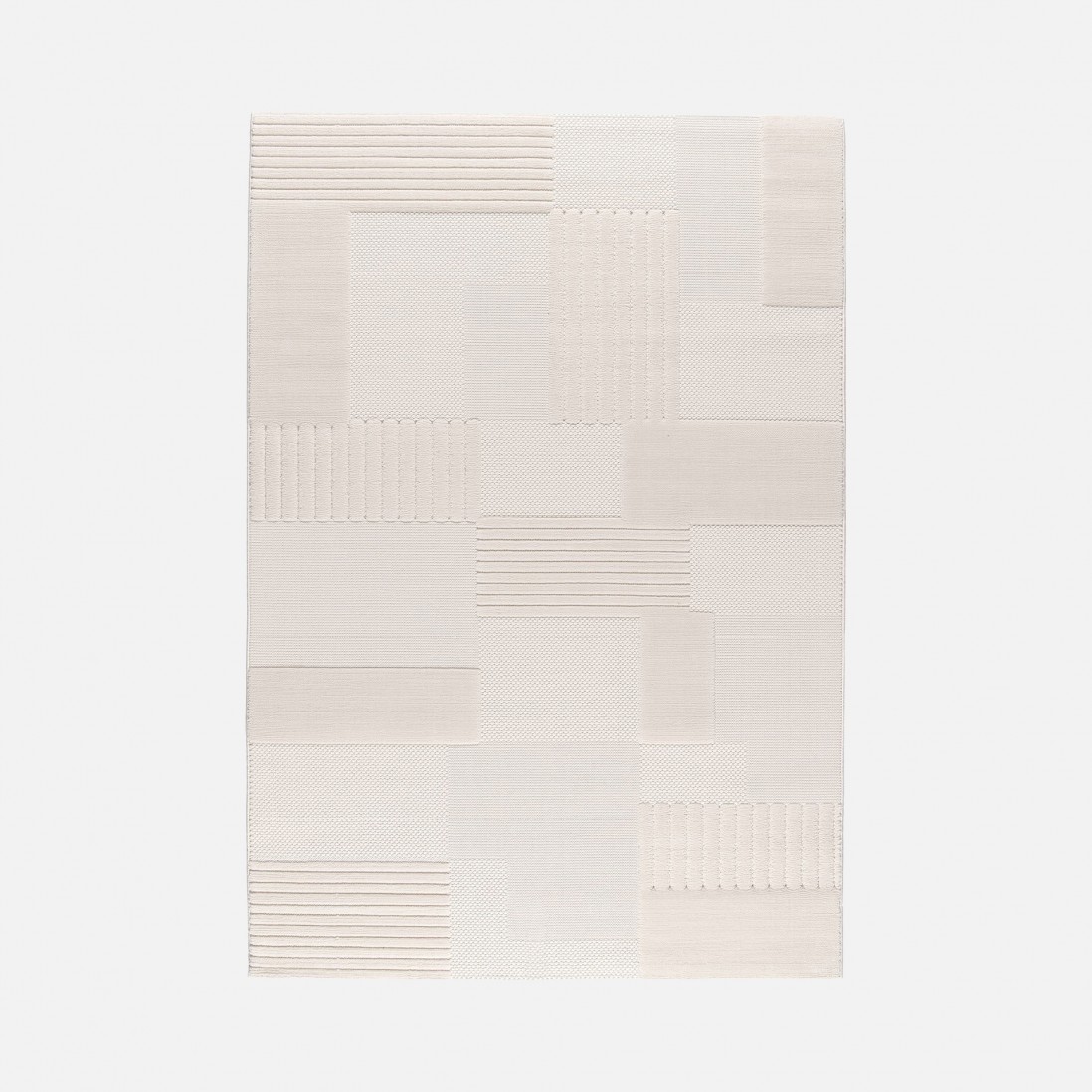 Alfombra Geom�trica Buckley 42323/060 Blanco Marfil