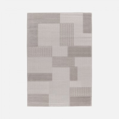 Geometric Area Rug Buckley 42323/070 Gray Geometric Area Rug Buckley 42323/070 Gray