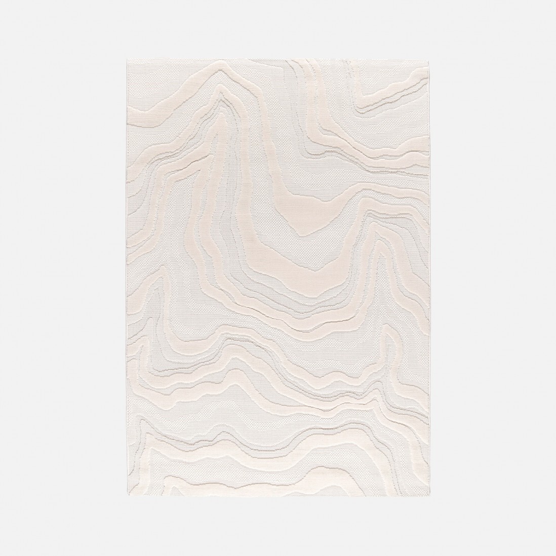 Alfombra Abstracta Buckley 42304/060 Blanco Marfil