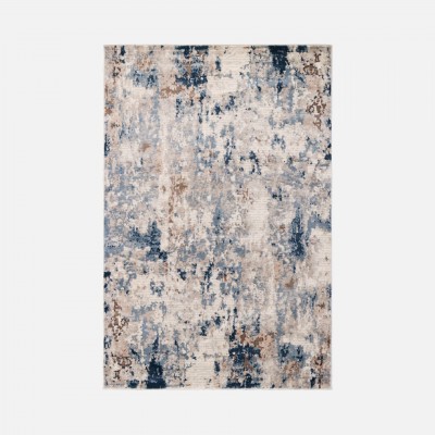 Abstract Area Rug Prado 5466/004 Blue Abstract Area Rug Prado 5466/004 Blue