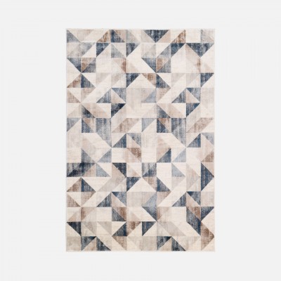 Geometric Area Rug Prado 5529/004 Blue Geometric Area Rug Prado 5529/004 Blue