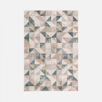 Geometric Area Rug Prado 5529/005 Green Geometric Area Rug Prado 5529/005 Green