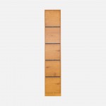Laak oak effect and grey shelving unit 40cm