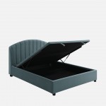 Double Bed with Storage and Lifting Platform160x200cm Aragon Verde