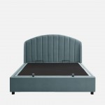 Double Bed with Storage and Lifting Platform160x200cm Aragon Verde